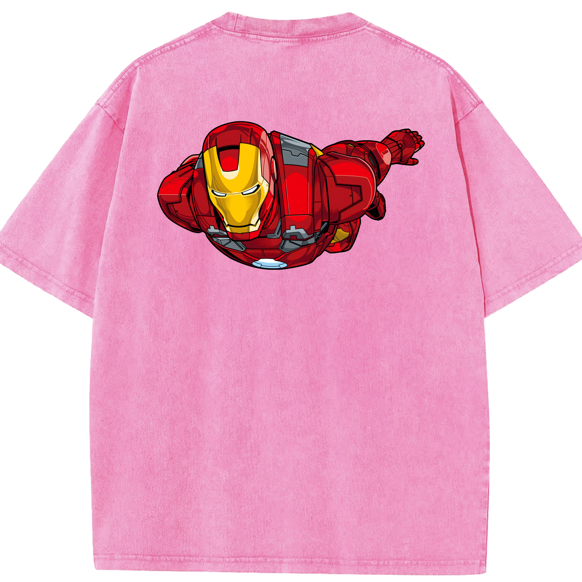 （画像用） アベンジャーズ The Avengers 綿100% ヴィンテージ風 半袖Tシャツ（背面プリント）